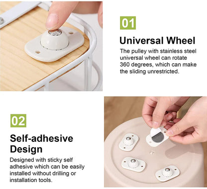 [8 PCS Set]  Moving Wheel Casters BUY 1 GET 1 FREE