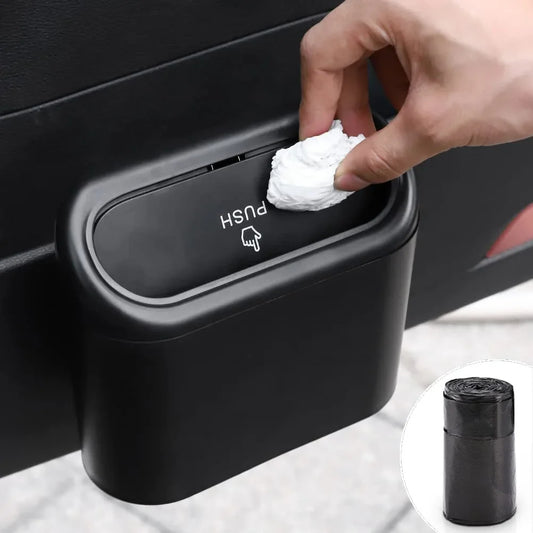 Car Trash Can with Lid