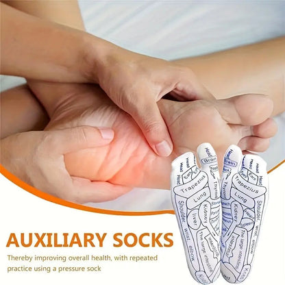 Original Acupressure Foot Reflexology Socks With Stick